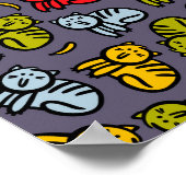 ネコとバナナ ポスター (角)