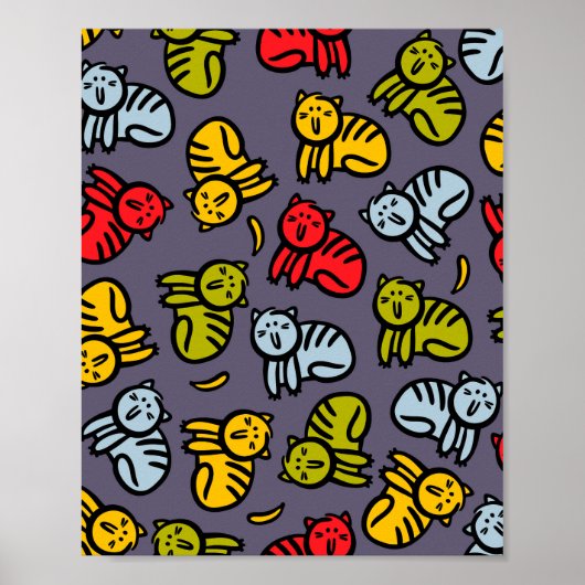 ネコとバナナ ポスター (正面)