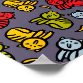 ネコとバナナ ポスター (角)