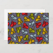 ネコとバナナ ポストカード (正面/裏面)