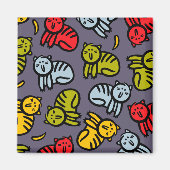 ネコとバナナ マグネット (正面)