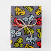 ネコとバナナ ラッピングペーパーシート (インサイチュ)