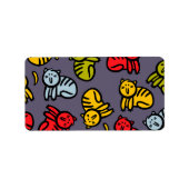 ネコとバナナ ラベル (正面)