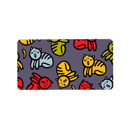 ネコとバナナ ラベル (正面)