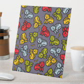 ネコとバナナ 台座サイン (インサイチュ)