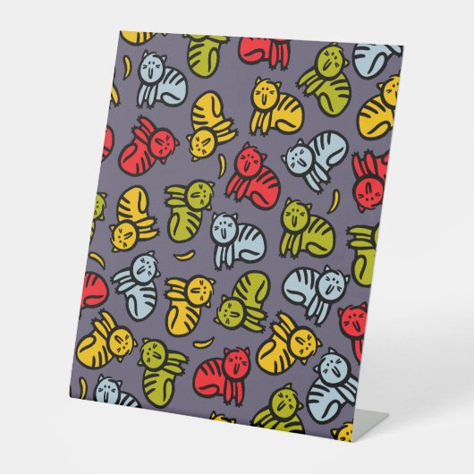 ネコとバナナ 台座サイン (正面)