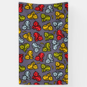 ネコとバナナ 横断幕 (縦)