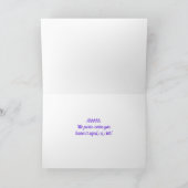 ネコとバルーン誕生日カード カード (内部)