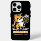 ネコとビール2 Case-Mate iPhoneケース (裏面)