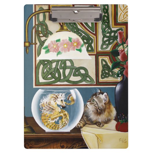 ネコとファンタジーのシーホース クリップボード (正面)