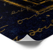 ネコとヘビの星座のポスター ポスター (角)