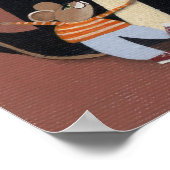 ネコとマウスのプリント ポスター (角)