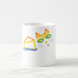 ネコとマウスのマグ コーヒーマグカップ