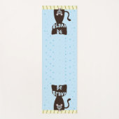 ネコとマウス勇敢なヨーガカスタムマット ヨガマット (正面)