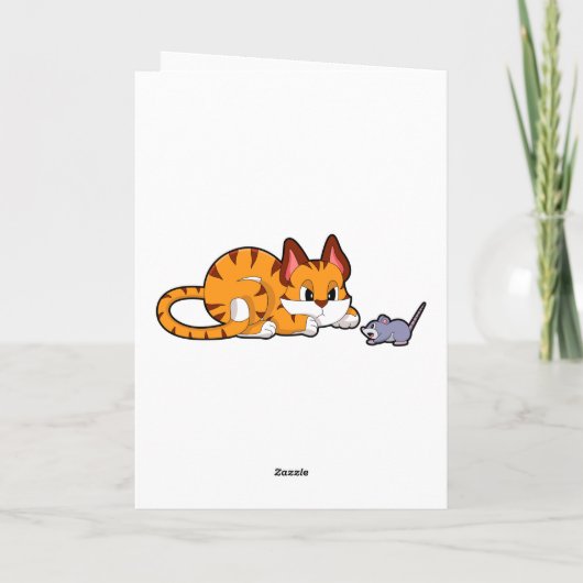 ネコとマウス カード (裏面)