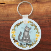 ネコとマウス キーホルダー (正面)