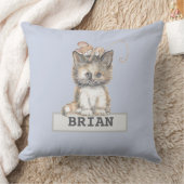 ネコとマウス クッション (ブランケット)