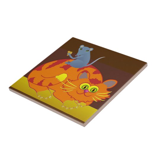 ネコとマウス タイル (側面)