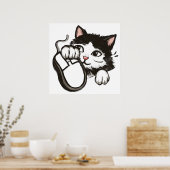 ネコとマウス ポスター (キッチン)