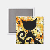 ネコとマウス – 磁石 (正面/裏面)