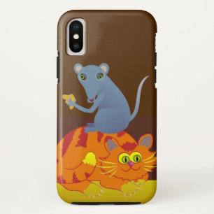 ネコとマウス iPhone X ケース