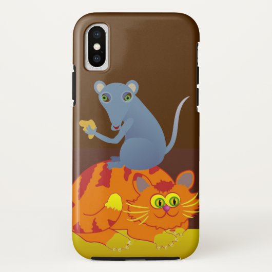 ネコとマウス Case-Mate iPhoneケース (裏面)