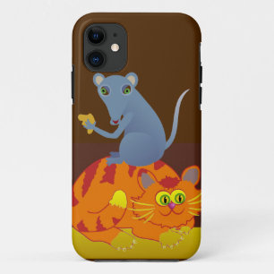ネコとマウス iPhone 11 ケース