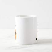 ネコとムーンと箒の魔女 コーヒーマグカップ (中央)