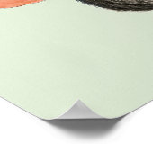 ネコと多肉質のサボテンは辛いが美しい ポスター (角)