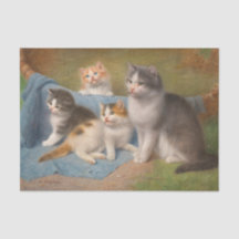 ネコと子猫ウィルヘルム・シュワールアート