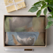 ネコと子猫ウィルヘルム・シュワールアート 薄葉紙 (ギフト)