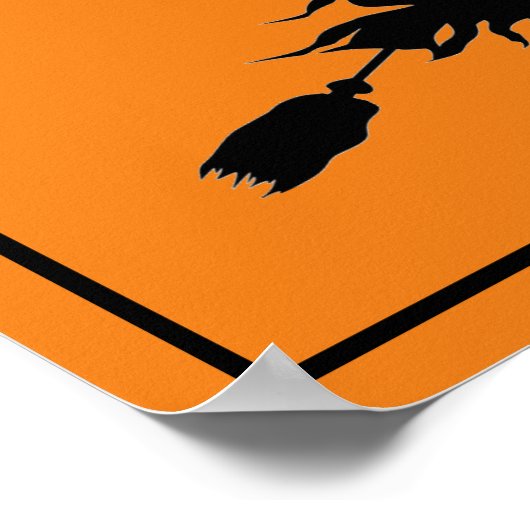 ネコと箒の魔女 ポスター (角)