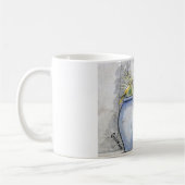 ネコと黄色の小鳥ルイワーイン コーヒーマグカップ (左)