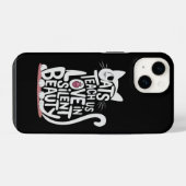 ネコのいたずら iPhoneケース (裏面横)