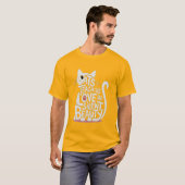 ネコのいたずら Tシャツ (正面フル)