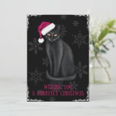 ネコのいる完璧なクリスマスを願っています シーズンカード (スタンド正面)