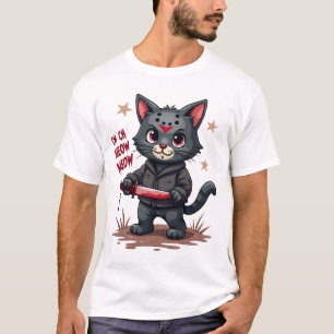 ネコのための可愛いハロウィン 猫 ホラー 映画 Tシャツ