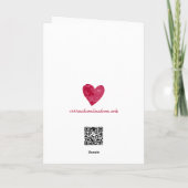 ネコのような完璧なバレンタイン カード (裏面)