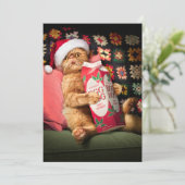 ネコのエッグノッグ飲み 招待状 (スタンド正面)