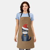 ネコのエプロン エプロン (着用した状態)