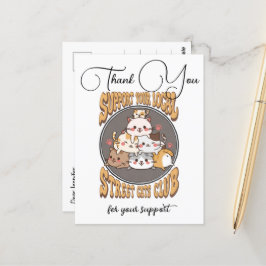 ネコのクラブ カスタム ポストカード