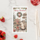 ネコのクリスマスフラワーアレンジメント花屋 (インサイチュ)