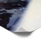 ネコのスノーボード ポスター (角)