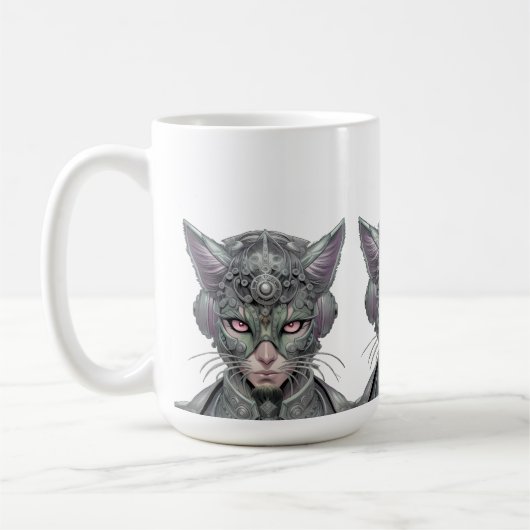 ネコのトリオ コーヒーマグカップ (左)