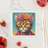 ネコのナプキン！ スタンダードカクテルナプキン (インサイチュ)