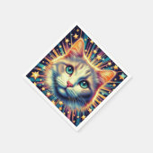 ネコのナプキン！ スタンダードカクテルナプキン (角)