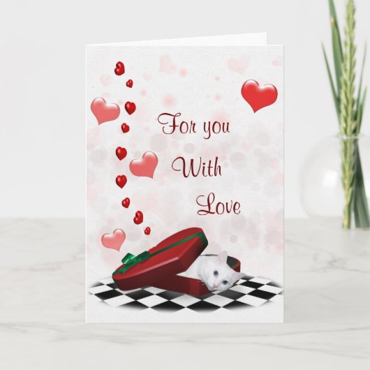 ネコのバレンタインボックス シーズンカード (正面)