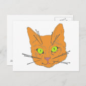 ネコのヒゲ ポストカード (正面/裏面)