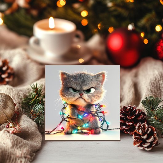 ネコのホリデー カオス ホリデー カード