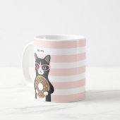 ネコのマグカップ コーヒーマグカップ (正面左)